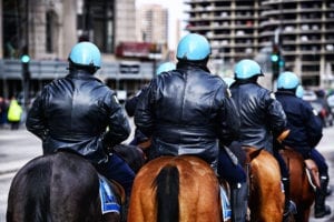 Mounted Police in Chicago